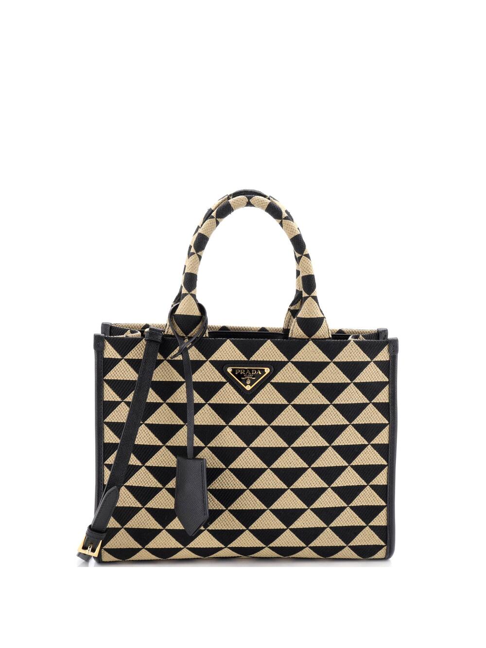 Prada Symbole Shopper Tote Jacquard #236280P22B
